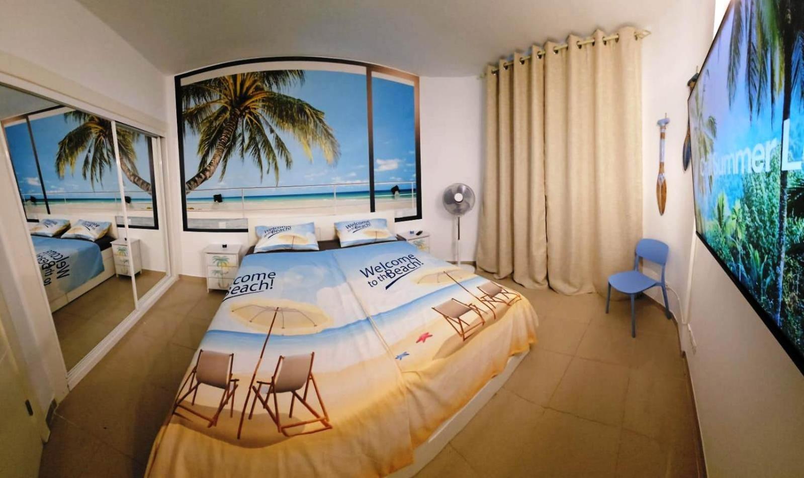 Blue Bay Paradise - Beach Front Apartment With Sea View Playa Paraiso  Exterior photo